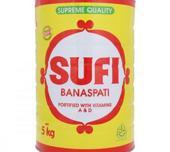 SUFI BANASPATI GHEE TIN 5 KG