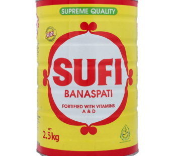 Sufi VTF Banaspati Ghee Tin 2.5 kg